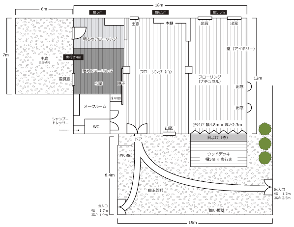 1studio間取り図